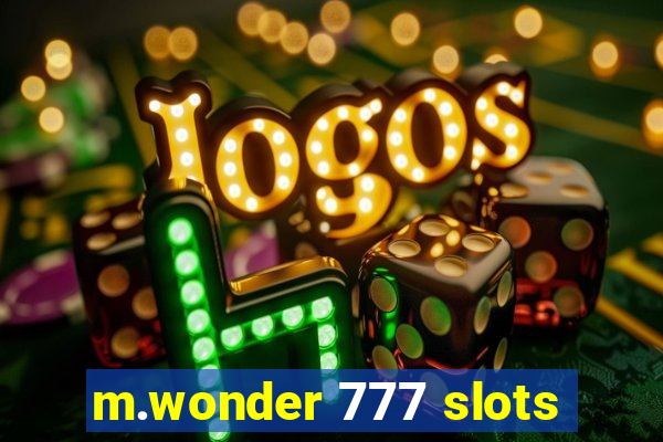 m.wonder 777 slots